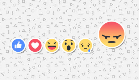 Angry facebook reaction emoji