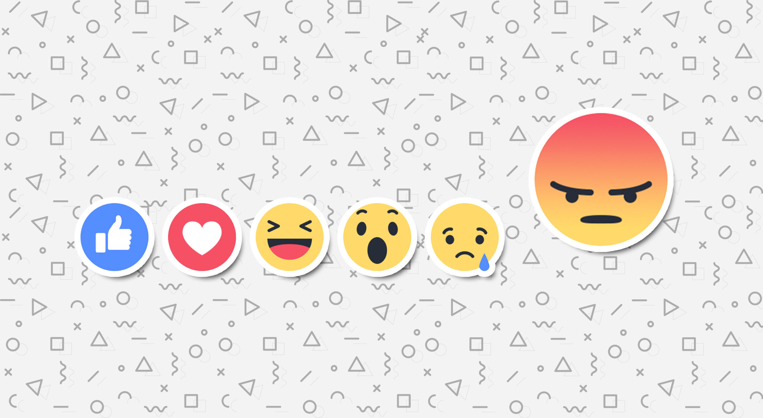 Angry facebook reaction emoji