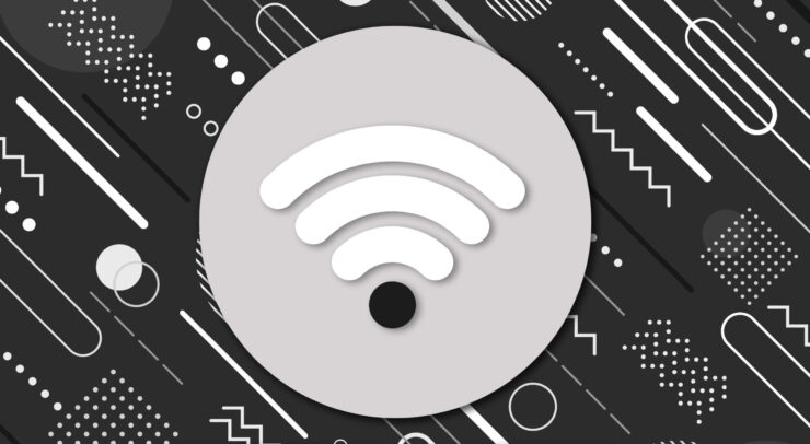 The WiFi logo with low connectivity