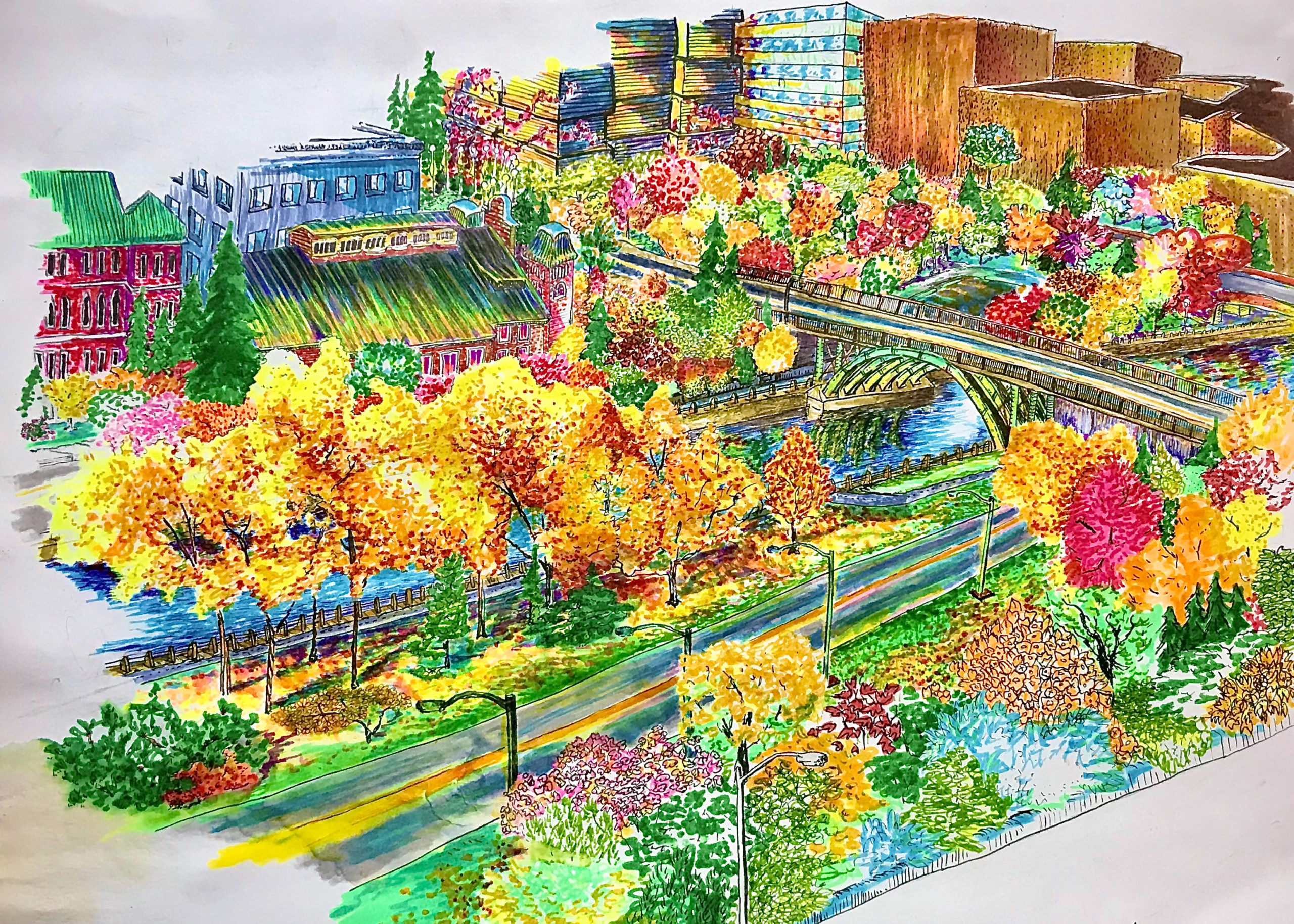 Last year's winning greeting card design