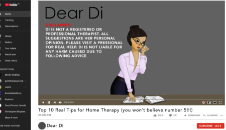 Dear Di video on YouTube