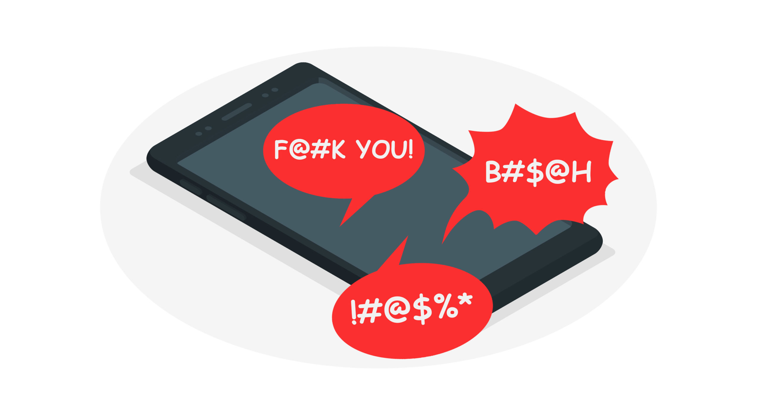 A phone buzzing with hate