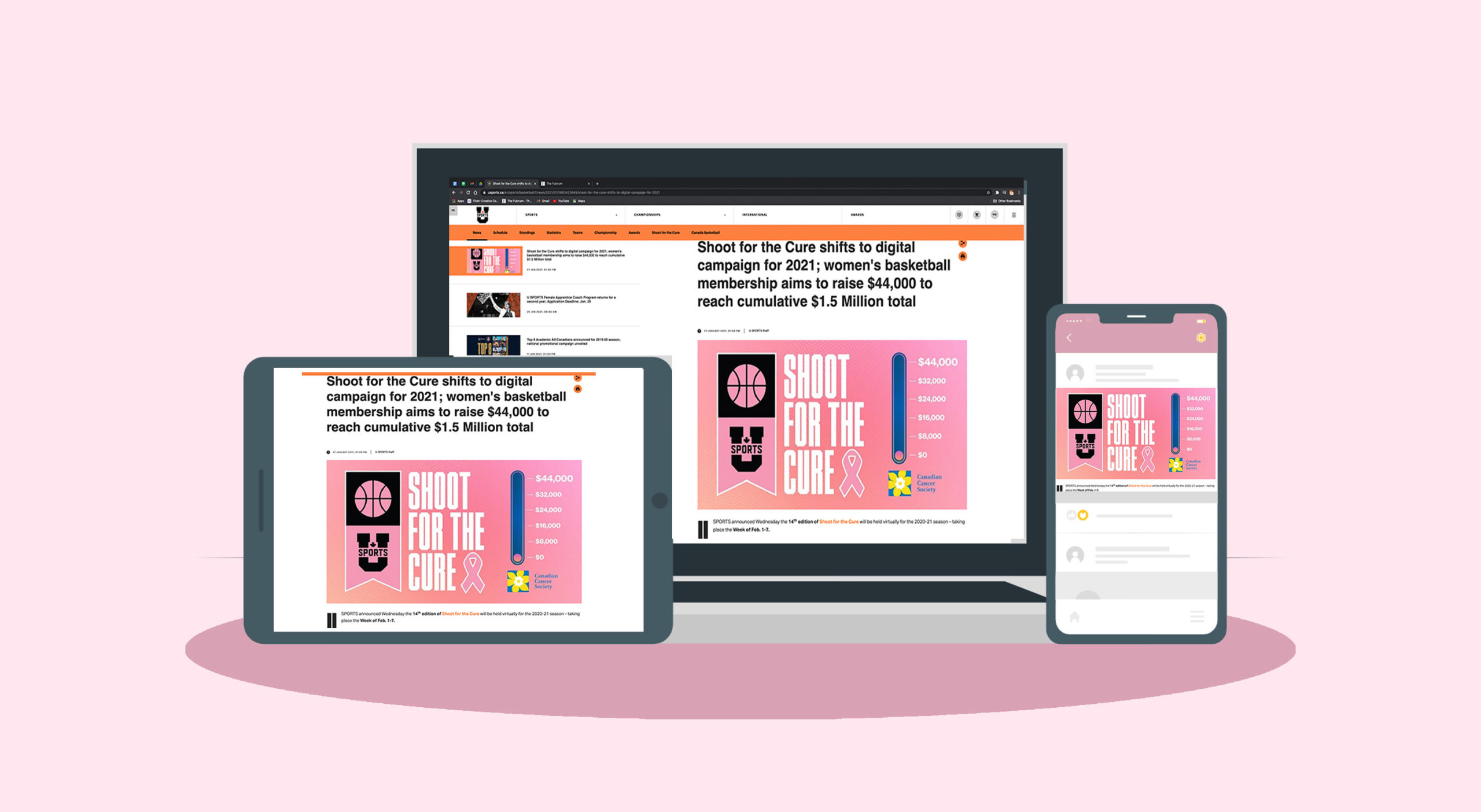 Shoot for the Cure graphic
