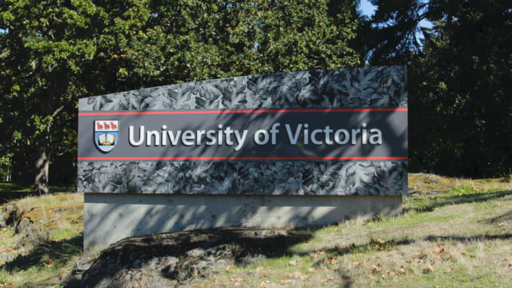 The University of Victoria logo