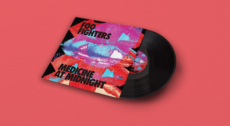 The record sleeve for Medicine at Midnight