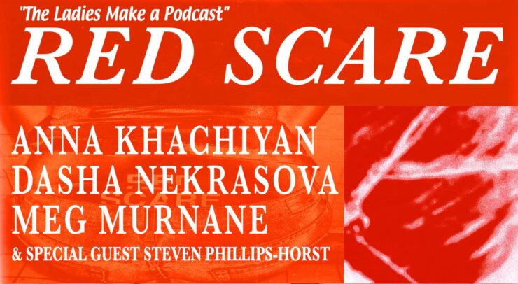 Red Scare Podcast Promotional Poster