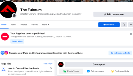 The Fulcrum's Facebook page
