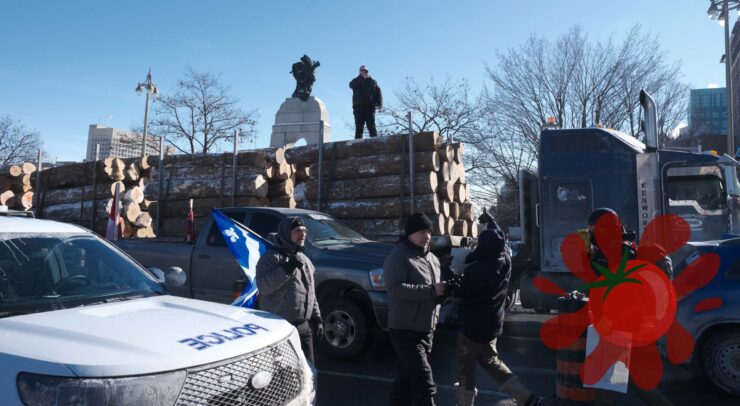 Convoy protest