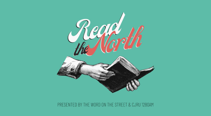 Read the North podcast cover (hand holding open book, title above it)