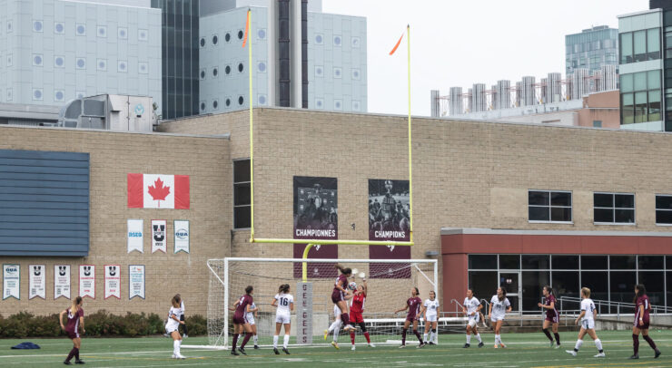 Women's soccer game