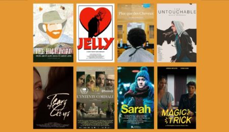 Film posters for the eight films from the Ottawa Canadian Film Festival