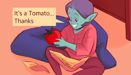 Tomato thanks graphic