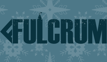 The Fulcrum banner, winter edition
