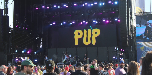 PUP performs on RBC stage. Image: Bridget Coady