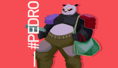 pedro the panda as a valorant character