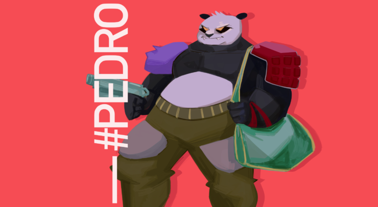 pedro the panda as a valorant character