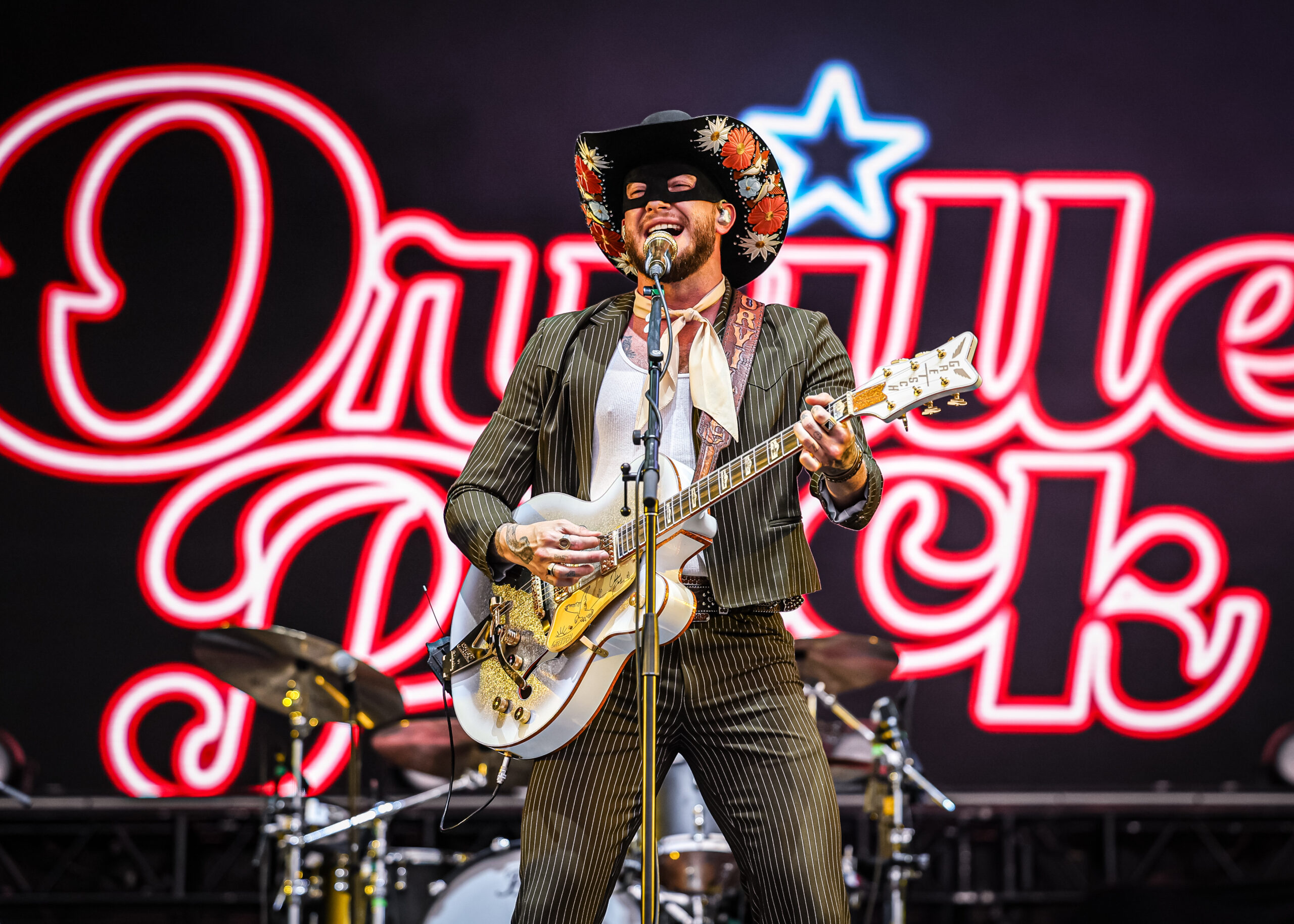 Orville Peck performing at Ottawa Bluesfest on July 4, 2024, at LeBreton Flats Park in Ottawa, Canada Photo: Greg Kolz