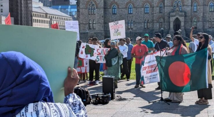 bangladeshi protesters