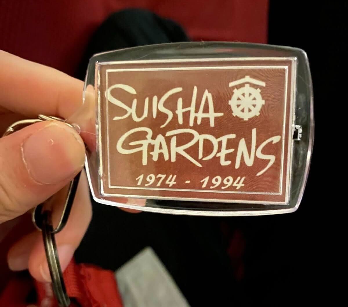 Keychain with both Suisha Gardens and C’est Japon A Suisha logos. Photo: Nicholas Socholotiuk/Fulcrum