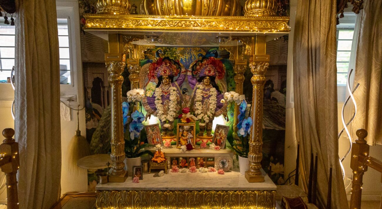 Gaura Nitai Deities in the ISKCON temple