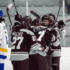 geegees hockey team celebrates