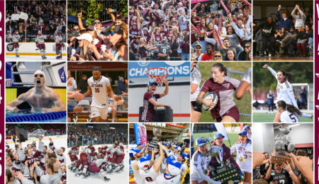 Collage of Gee-Gees players and wins