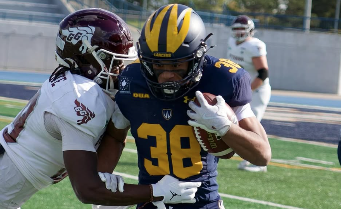 On Oct. 26, just a few weeks later, the two teams met again at the Lancers’ Alumni Field in Windsor for the OUA quarterfinal match-up.