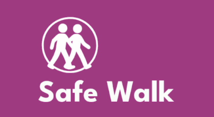 Graphic of Safe Walk logo